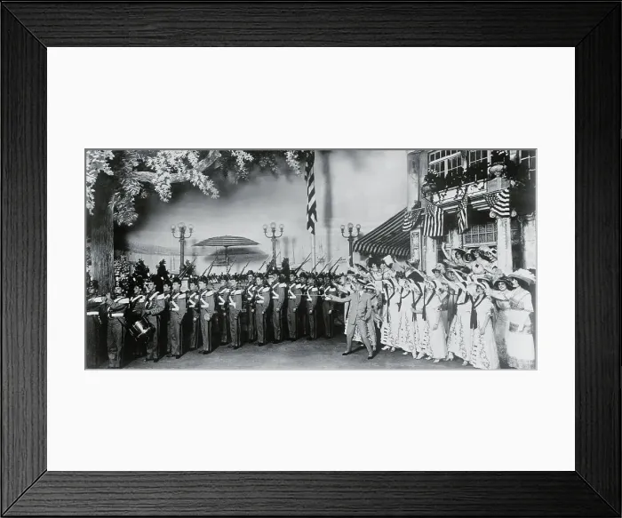 Framed Print : George M. Cohan and Stage Production