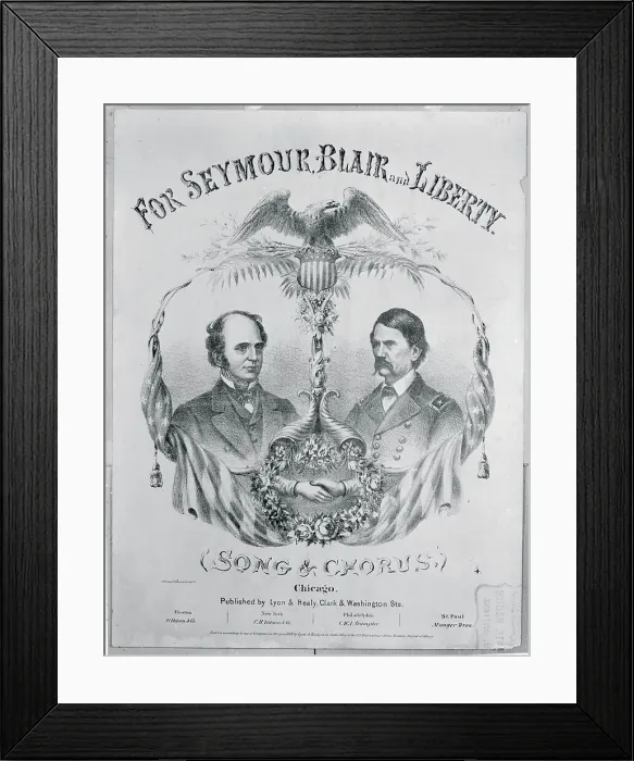 Framed Print : Printed Poster of Advertisement on Henry Clay for President Framed Print : Printed Poster of Advertisement on Henry Clay for President