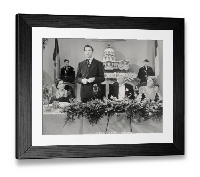 Framed Print : James Stewart in Mr. Smith Goes to Washington