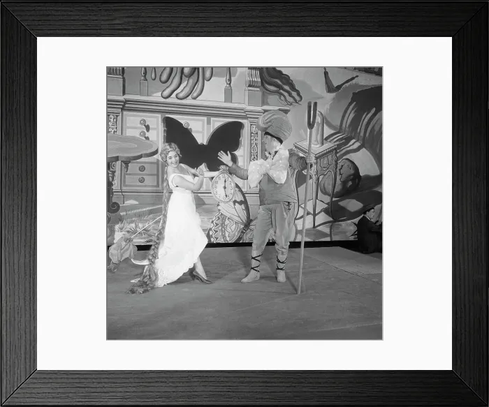 Framed Print : Salvador Dali Dancing in Ballet Framed Print : Salvador Dali Dancing in Ballet