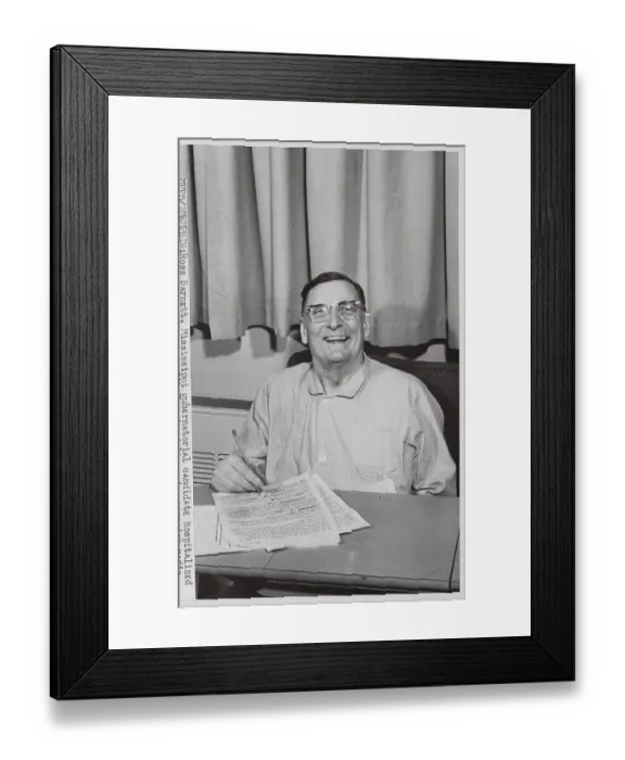 Framed Print : Ross Barnett Sitting in Hospital Room Framed Print : Ross Barnett Sitting in Hospital Room