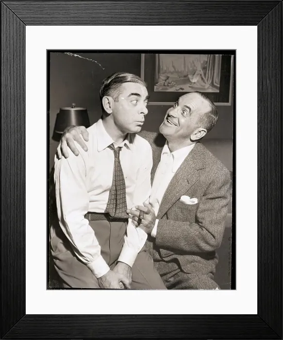 Framed Print : Al Jolson Singing To Eddie Cantor Framed Print : Al Jolson Singing To Eddie Cantor