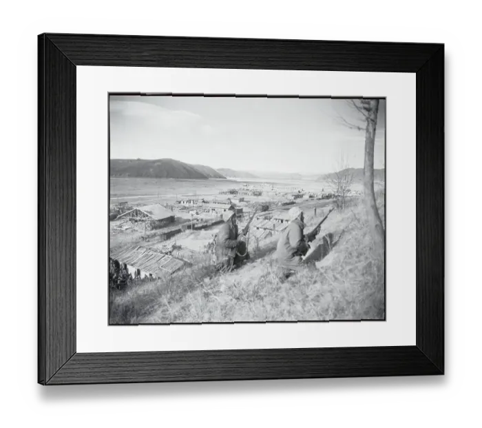 Framed Print : Soldiers Looking for Snipers Framed Print : Soldiers Looking for Snipers