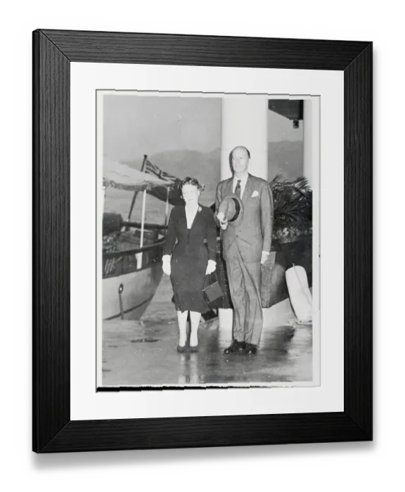 Framed Print : Sir Alexander Grantham and His Wife Framed Print : Sir Alexander Grantham and His Wife