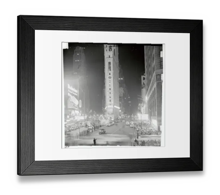 Framed Print : Distant View on Busy Times Square Framed Print : Distant View on Busy Times Square