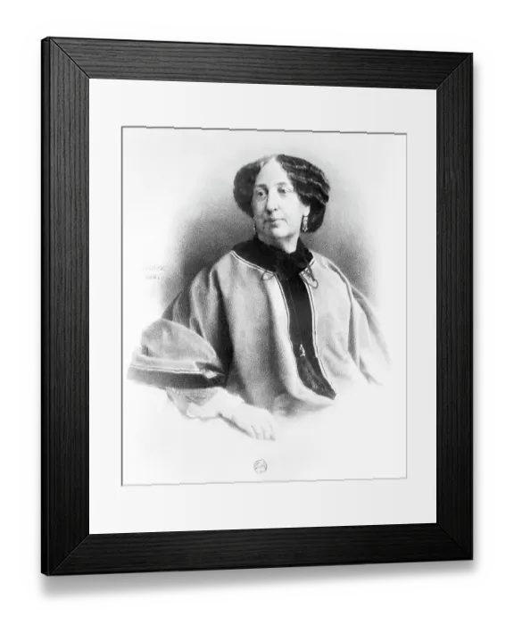 Framed Print : French Author George Sand Framed Print : French Author George Sand