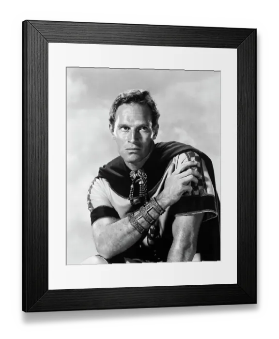 Framed Print : Charlton Heston as Judah Ben-Hur Framed Print : Charlton Heston as Judah Ben-Hur