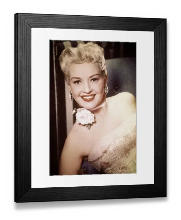 Framed Print : Actress Betty Grable Framed Print : Actress Betty Grable