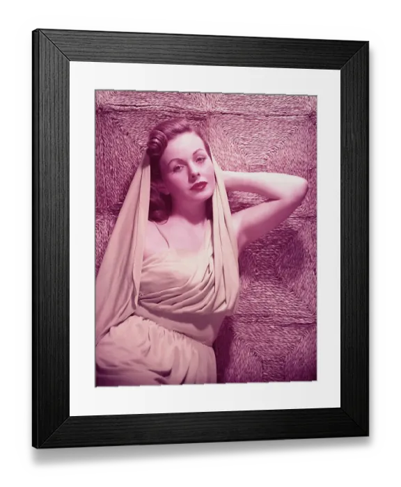 Framed Print : Actress Jeanne Crain Framed Print : Actress Jeanne Crain