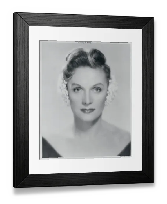Framed Print : Portrait of Mia Slavenska Framed Print : Portrait of Mia Slavenska