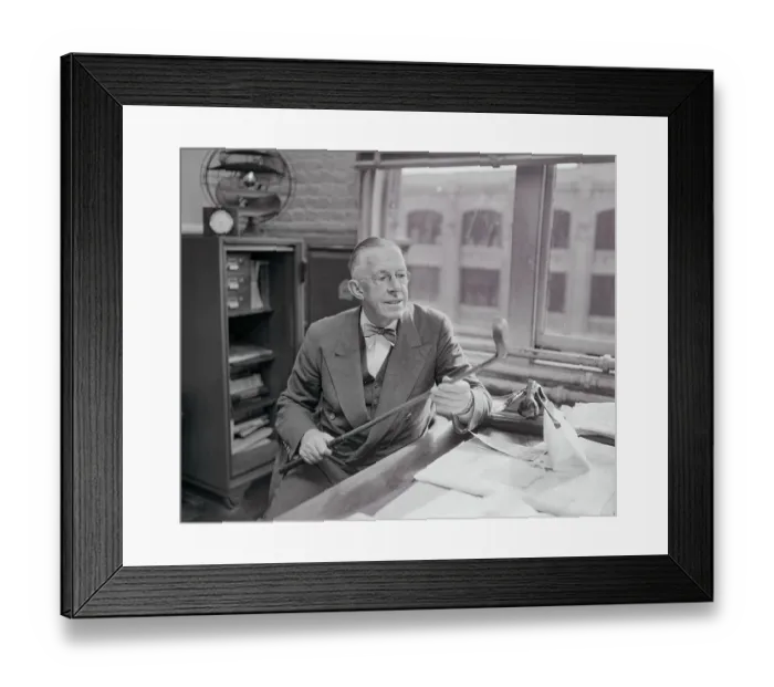 Framed Print : Portrait of Francis D. Quimet Framed Print : Portrait of Francis D. Quimet