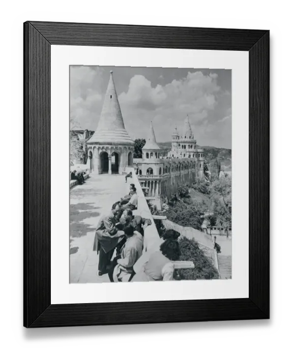 Framed Print : View of Towers in Budapest Framed Print : View of Towers in Budapest