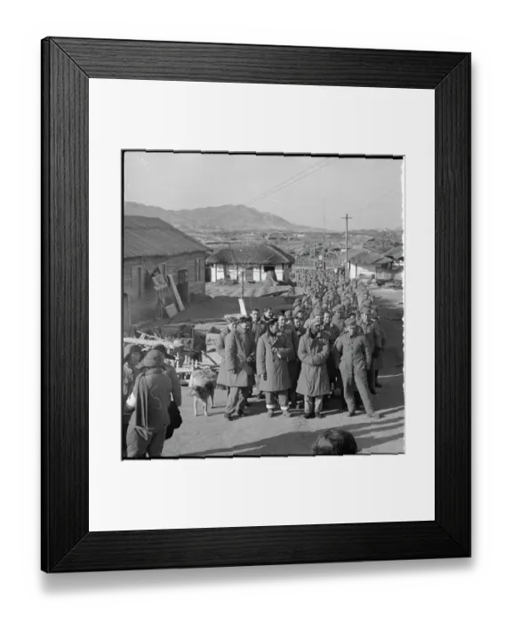Framed Print : Allied Communist Deserters Head for North Korea Framed Print : Allied Communist Deserters Head for North Korea