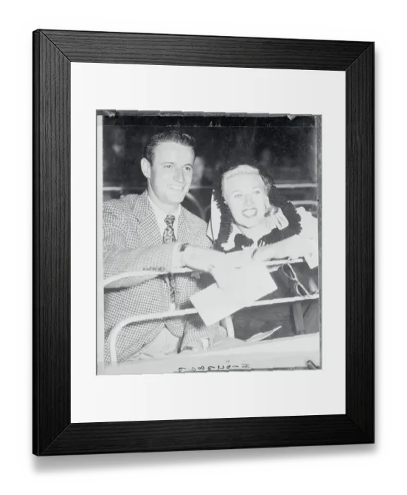 Framed Print : Portrait of Ginger Rogers and Jack Briggs Framed Print : Portrait of Ginger Rogers and Jack Briggs