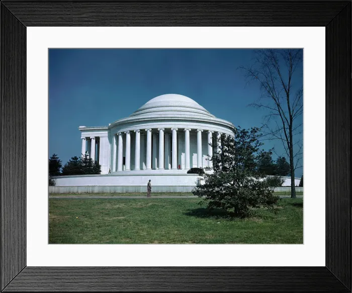 Framed Print : Exterior View of Jefferson Memorial in Washington, District of Columbia Framed Print : Exterior View of Jefferson Memorial in Washington, District of Columbia