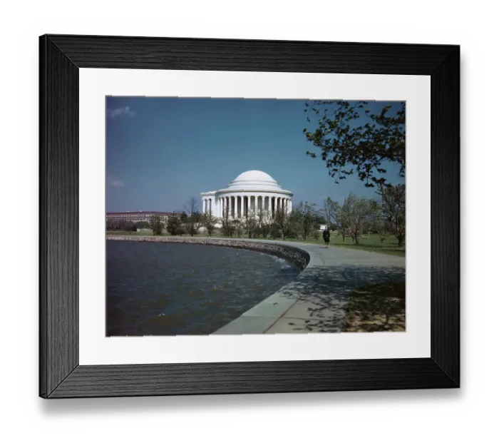 Framed Print : Exterior View of Jefferson Memorial in Washington, District of Columbia Framed Print : Exterior View of Jefferson Memorial in Washington, District of Columbia