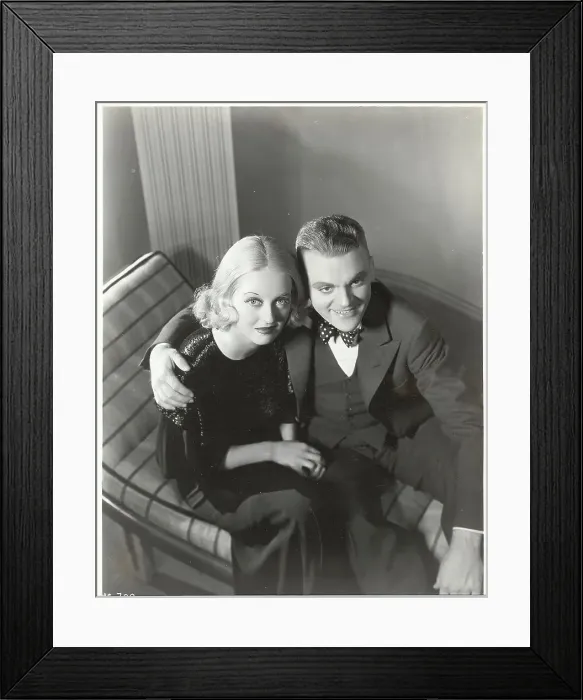 Framed Print : Portrait Of Bette Davis And James Cagney Framed Print : Portrait Of Bette Davis And James Cagney