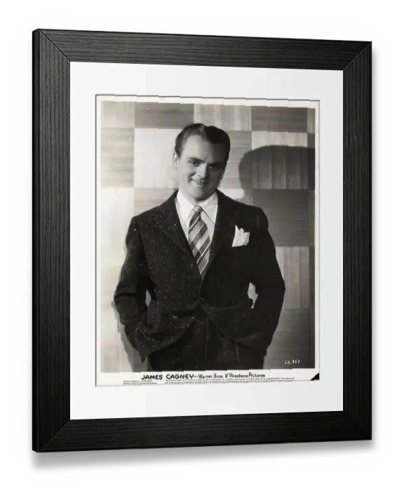 Framed Print : Portrait Of Actor James Cagney
