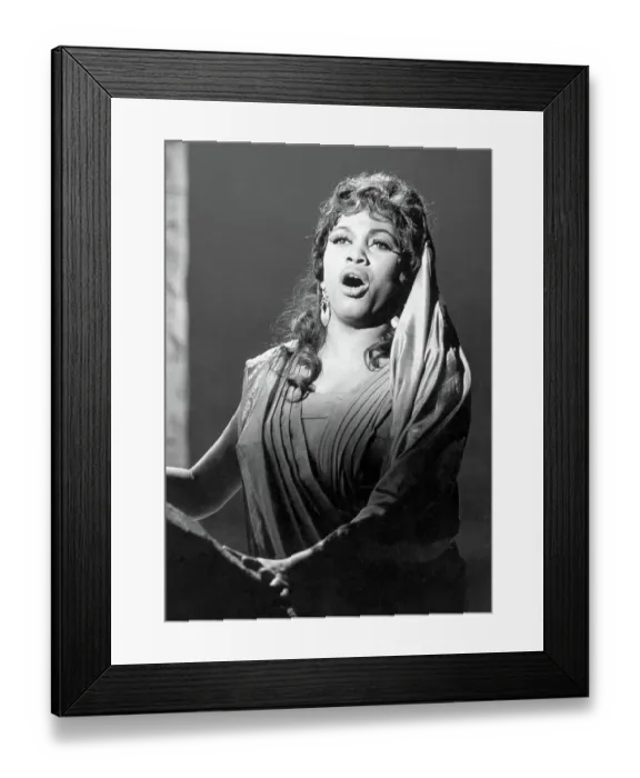 Framed Print : Leontyne Price Singing In Opera Framed Print : Leontyne Price Singing In Opera