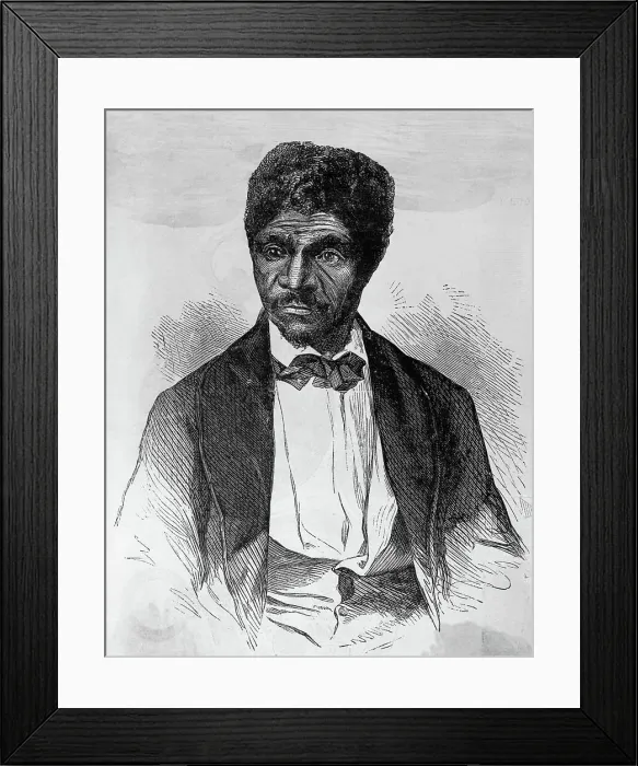 Framed Print : Portrait Of Slave Dred Scott Framed Print : Portrait Of Slave Dred Scott