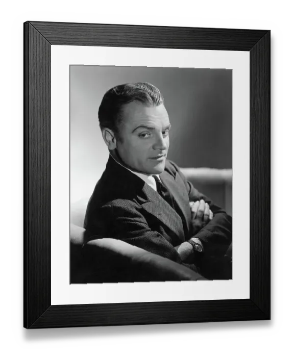 Framed Print : James Cagney In Close-Up Publicity Photo Framed Print : James Cagney In Close-Up Publicity Photo