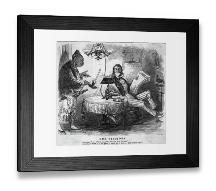 Framed Print : Cartoon -- Japan'S Cultural Dependency Framed Print : Cartoon -- Japan'S Cultural Dependency