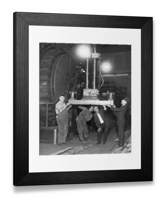 Framed Print : Edison'S First And Largest Dynamo Framed Print : Edison'S First And Largest Dynamo