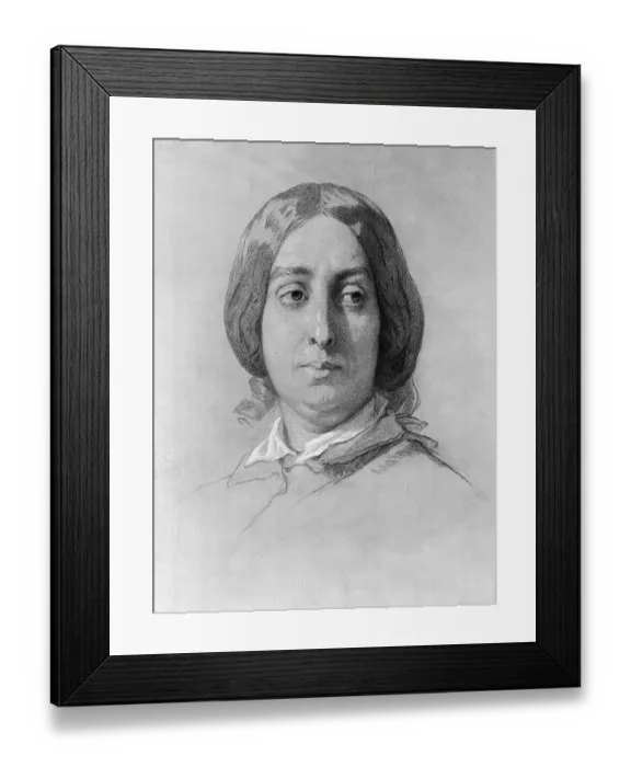 Framed Print : Painting Of George Sand Framed Print : Painting Of George Sand