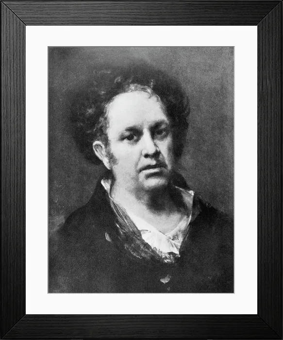 Framed Print : Self-Portrait by Francisco Jose de Goya Framed Print : Self-Portrait by Francisco Jose de Goya