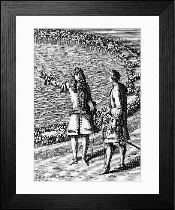 Framed Print : Coutiers In Garden Of Versailles Framed Print : Coutiers In Garden Of Versailles