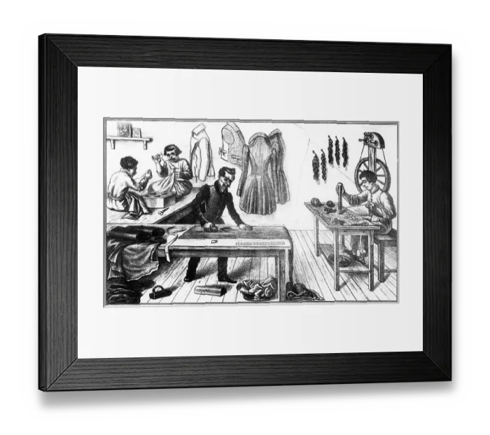 Framed Print : Machine For The Making Of Buttons Framed Print : Machine For The Making Of Buttons
