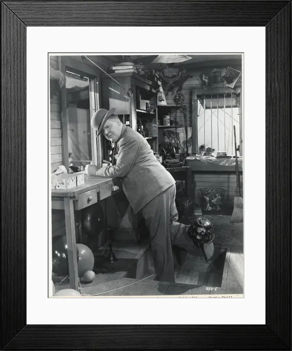 Framed Print : W. C. Fields Has Stepped In A Spitoon Framed Print : W. C. Fields Has Stepped In A Spitoon