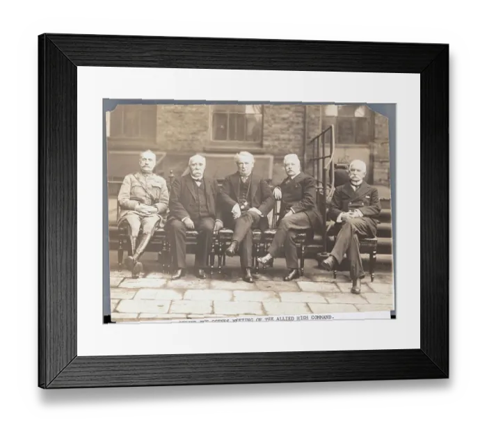 Framed Print : Members of Allied High Command Framed Print : Members of Allied High Command