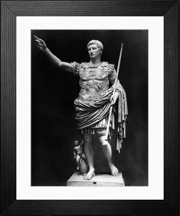 Framed Print : Augustus First Roman Emperor Framed Print : Augustus First Roman Emperor