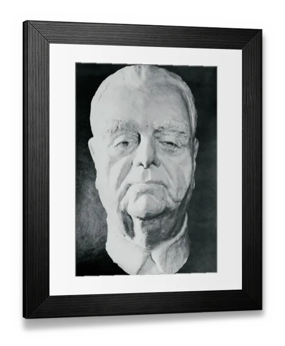Framed Print : Bust of Aga Khan Framed Print : Bust of Aga Khan