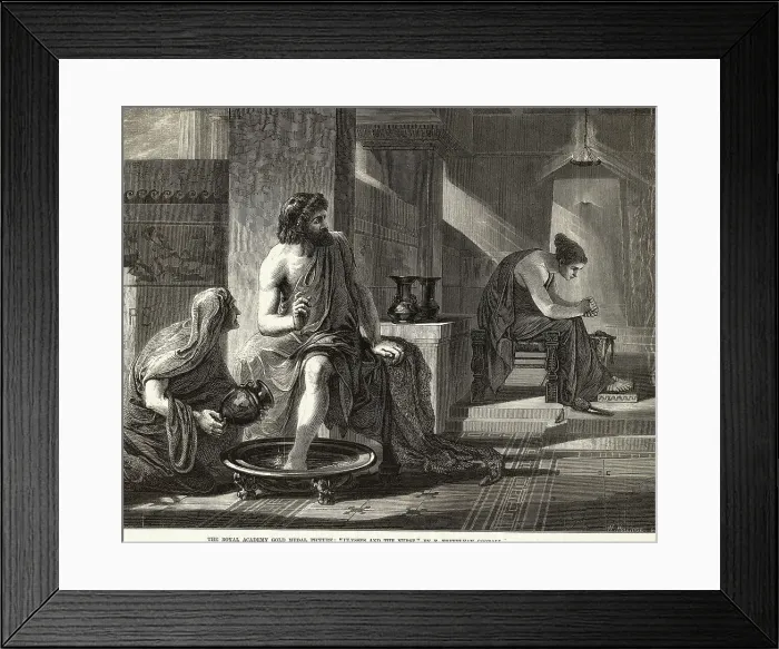 Framed Print : Ulysses and the Nurse Framed Print : Ulysses and the Nurse