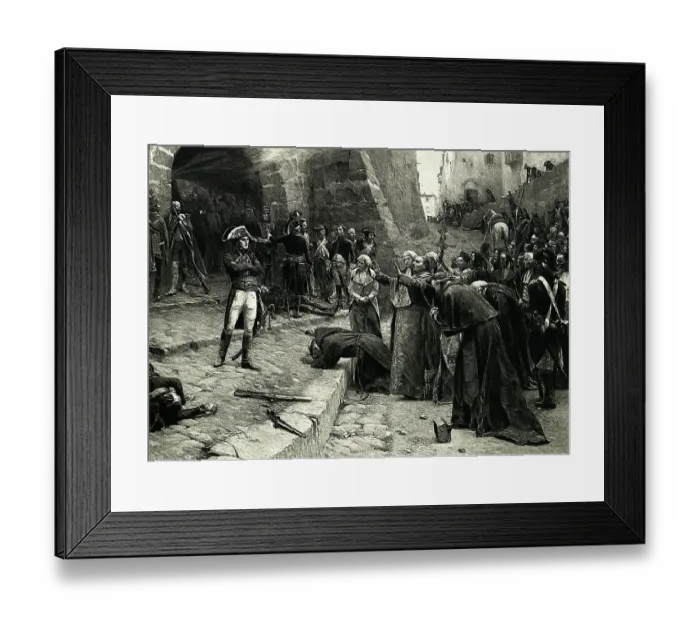 Framed Print : Napoleon at the Revolt of Pavia by Paul Emile Boutigny Framed Print : Napoleon at the Revolt of Pavia by Paul Emile Boutigny