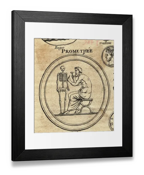 Framed Print : Prometheus Making Man in Own Image Framed Print : Prometheus Making Man in Own Image