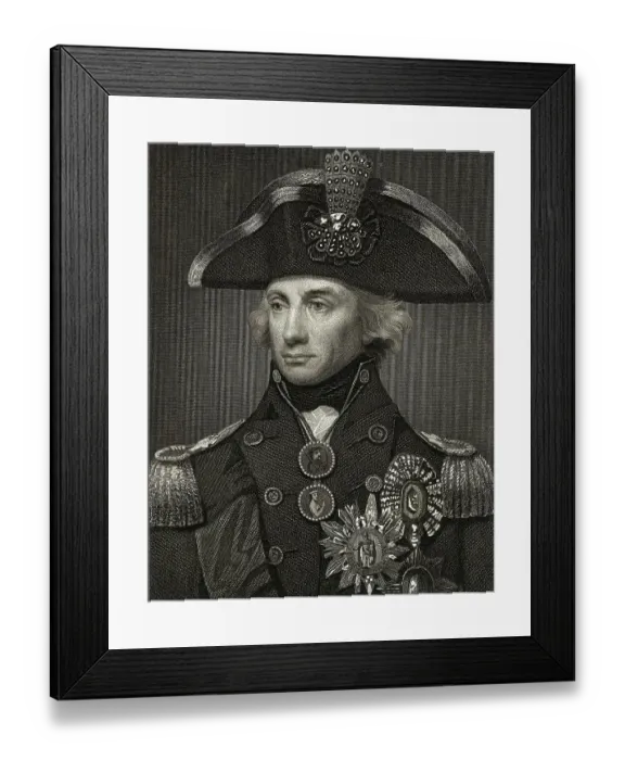 Framed Print : Portrait of Horatio Nelson in Uniform Framed Print : Portrait of Horatio Nelson in Uniform