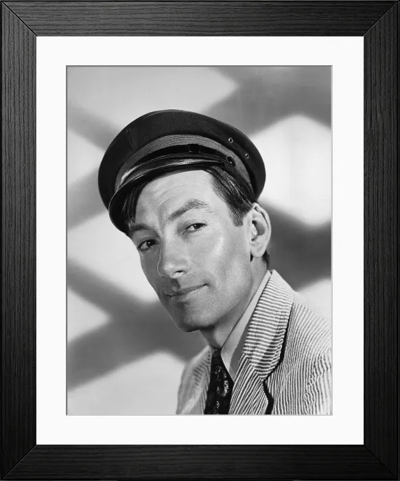 Framed Print : Portrait of Hoagy Carmichael Wearing Cap Framed Print : Portrait of Hoagy Carmichael Wearing Cap