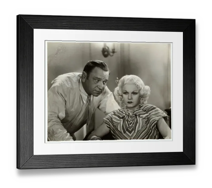 Framed Print : Portrait of Jean Harlow and Wallace Berry Framed Print : Portrait of Jean Harlow and Wallace Berry