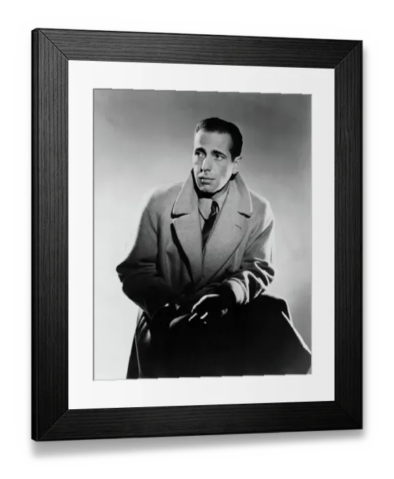 Framed Print : Portrait of Humphrey Bogart Framed Print : Portrait of Humphrey Bogart
