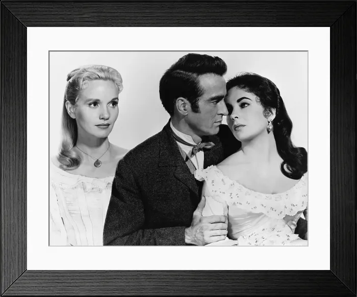 Framed Print : Eva Marie Saint, M Clift, Liz Taylor / Movie Framed Print : Eva Marie Saint, M Clift, Liz Taylor / Movie