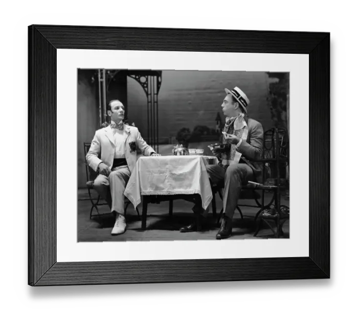 Framed Print : John Gielgud and Robert Fleming on Stage Framed Print : John Gielgud and Robert Fleming on Stage