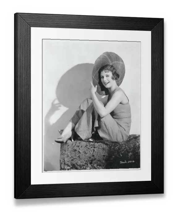 Framed Print : Ginger Rogers Modeling Hat Framed Print : Ginger Rogers Modeling Hat