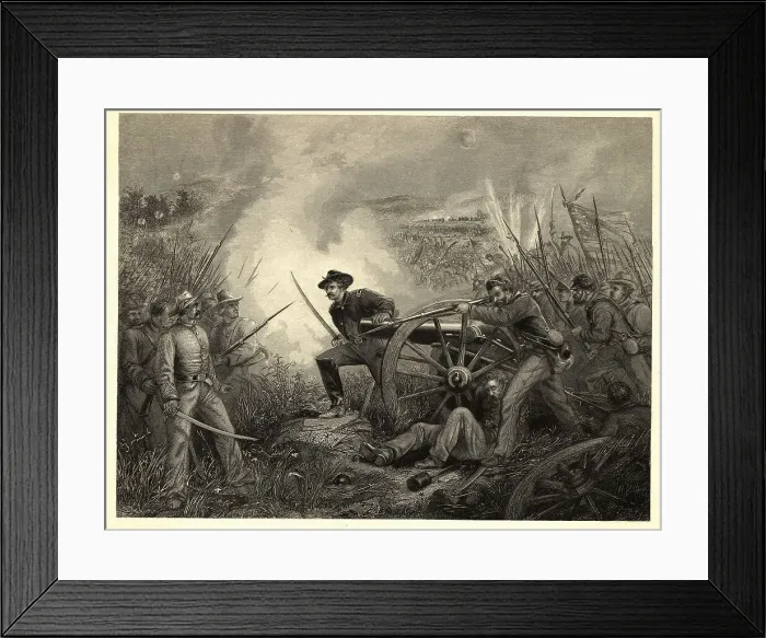 Framed Print : Battle of Chicamauga Framed Print : Battle of Chicamauga