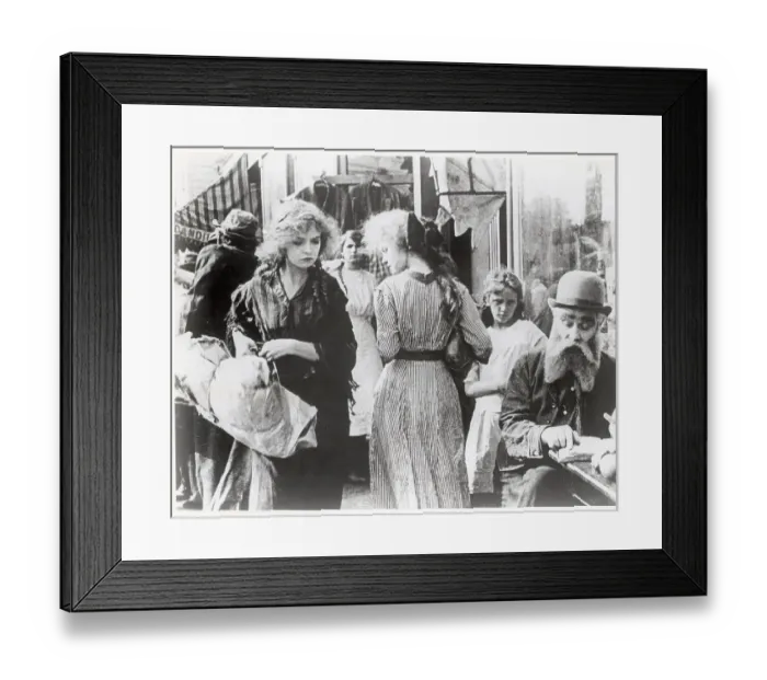 Framed Print : Actress Lillian Gish In Movie Scene Framed Print : Actress Lillian Gish In Movie Scene
