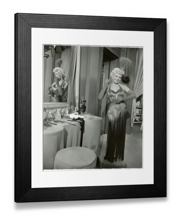 Framed Print : Betty Grable In My Blue Heaven Framed Print : Betty Grable In My Blue Heaven
