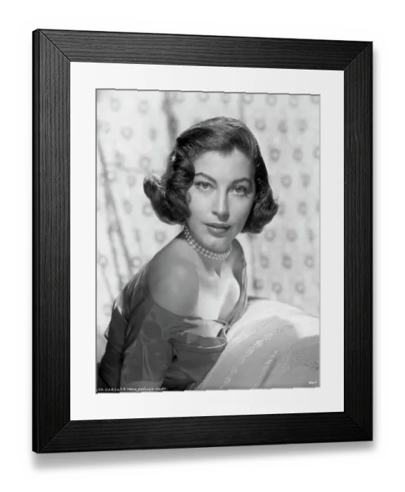 Framed Print : Portrait Of Actress Ava Gardner