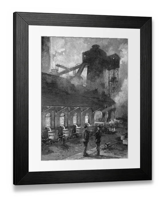 Framed Print : Modern Blast Furnace Framed Print : Modern Blast Furnace